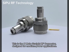 N Male Straight RF Connector for RG142/U Coaxial Cable