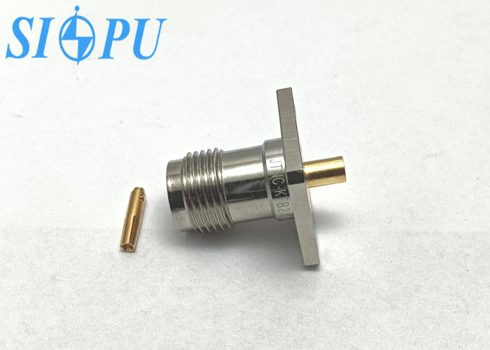 Weibliche Flansche RF-Koaxial-TNC-Anschluss für 2# Halbstarres / Halbflexibles Kabel