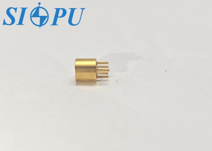SMP Conector coaxial de microcarril RF masculino tipo de soldadura de PCB, recubierto de oro