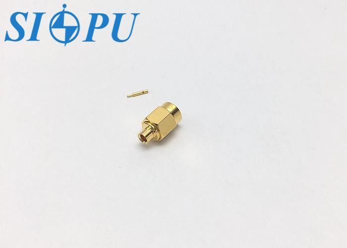 SSMA-JB2 ผู้ชาย RF SSMA Connector คู่กับ 2# Semi Rigid / Semi Flexible Cable