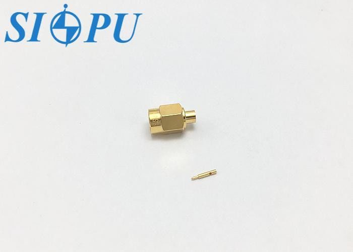 SSMA-JB2 ผู้ชาย RF SSMA Connector คู่กับ 2# Semi Rigid / Semi Flexible Cable