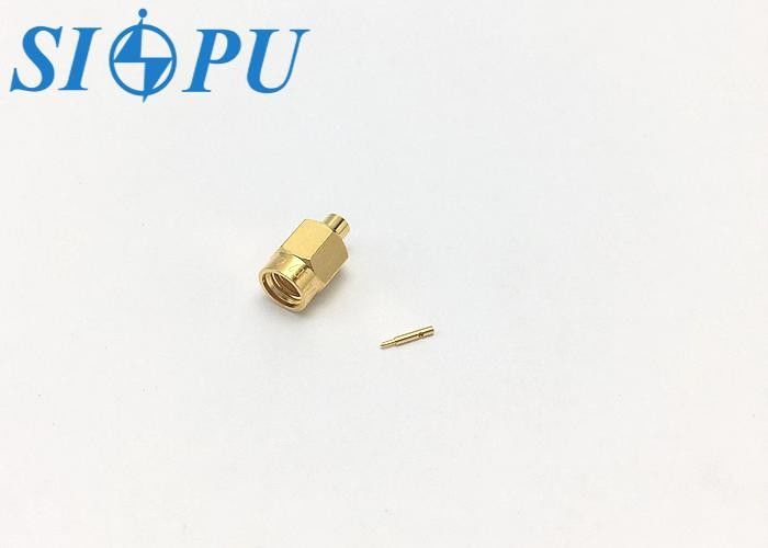 SSMA-JB2 ผู้ชาย RF SSMA Connector คู่กับ 2# Semi Rigid / Semi Flexible Cable