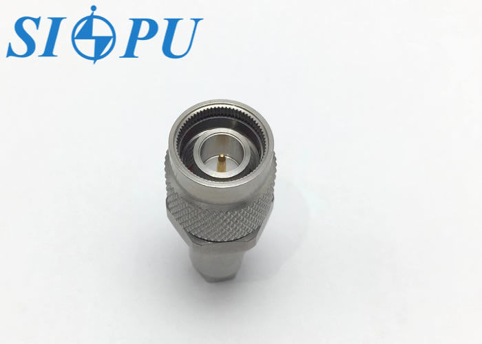 TNC Male RF Coaxial Connector ️ Cắm tự khóa (Radially Meshing), Slate Finish, tương thích với cáp RG142B/U (Mô hình: TNC-J5-ZS)