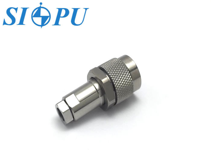 TNC Male RF Coaxial Connector ️ Cắm tự khóa (Radially Meshing), Slate Finish, tương thích với cáp RG142B/U (Mô hình: TNC-J5-ZS)