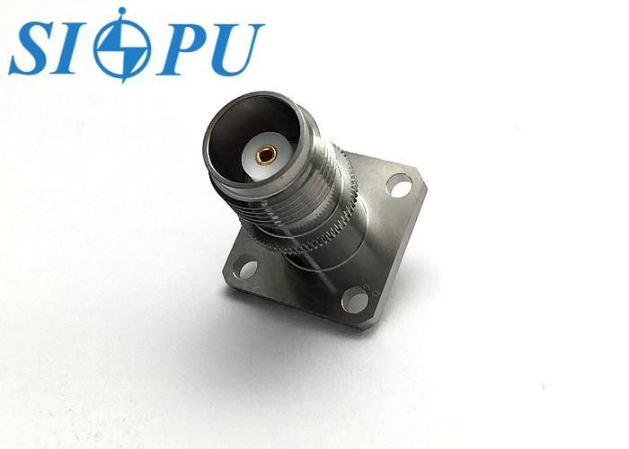 TNC Vrouwelijke RF Coaxial Receptacle ️ Zelfvergrendelend (Radially Meshing), compatibel met 2# Semi-Rigid / Semi-Flexible Cable