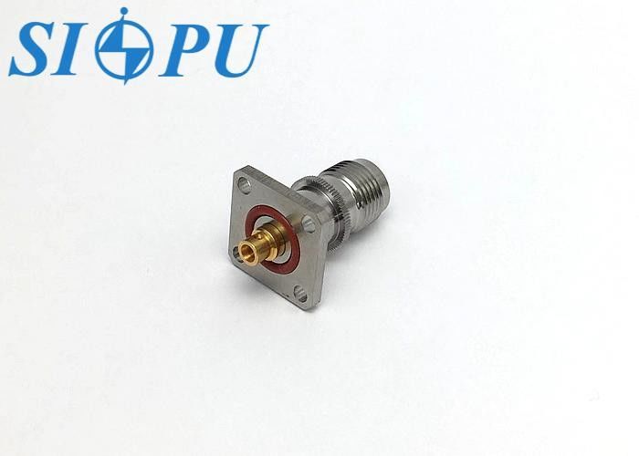 TNC Vrouwelijke RF Coaxial Receptacle ️ Zelfvergrendelend (Radially Meshing), compatibel met 2# Semi-Rigid / Semi-Flexible Cable