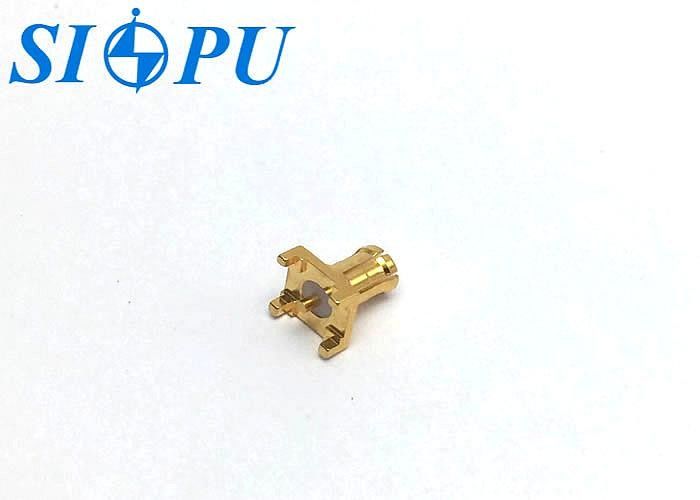 MCX Máy kết nối đồng trục RF nam ¢ PCB Mount, bọc vàng, loại hàn