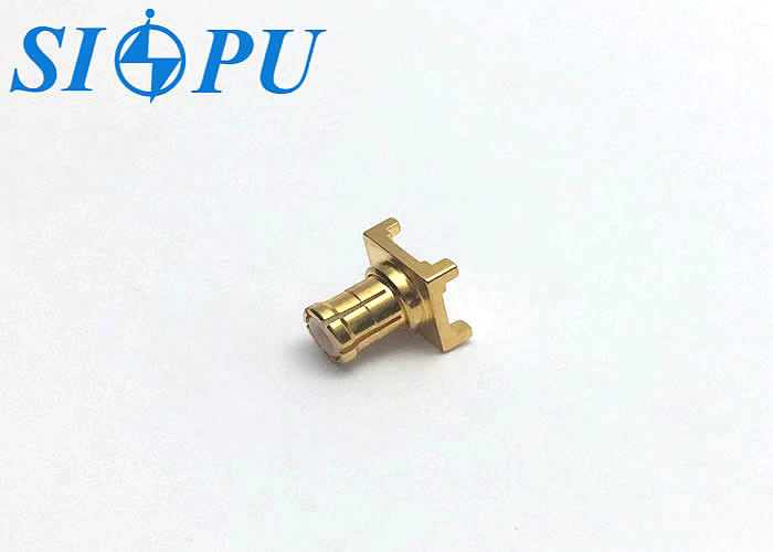 MCX Máy kết nối đồng trục RF nam ¢ PCB Mount, bọc vàng, loại hàn