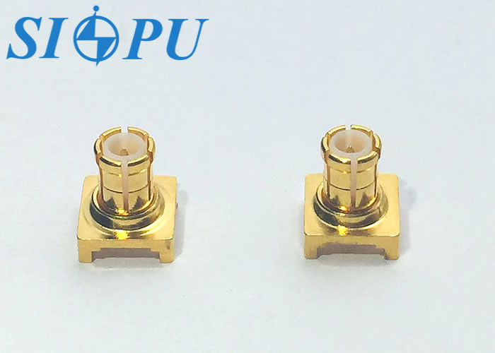 MCX Máy kết nối đồng trục RF nam ¢ PCB Mount, bọc vàng, loại hàn