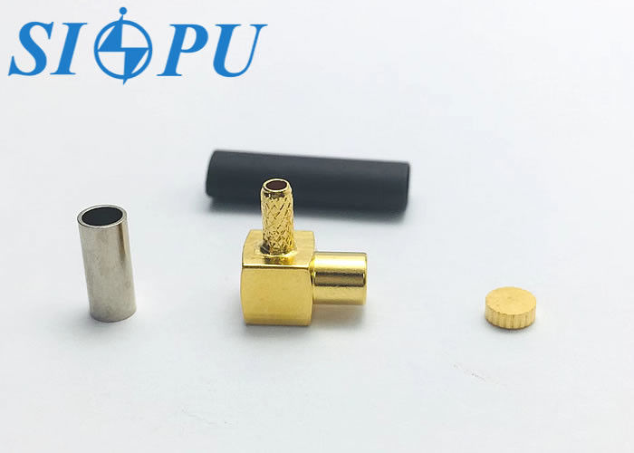 RF-Koax-Frauen-Rechtswinkelkonnektor MCX für RG 316/U-Kabel