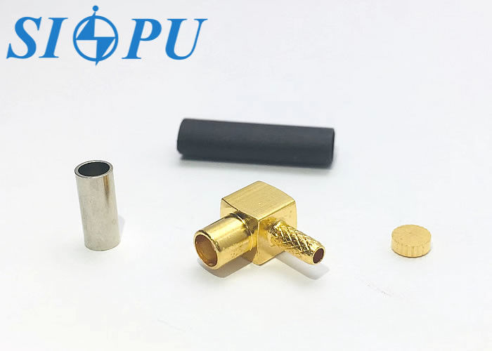 RF-Koax-Frauen-Rechtswinkelkonnektor MCX für RG 316/U-Kabel