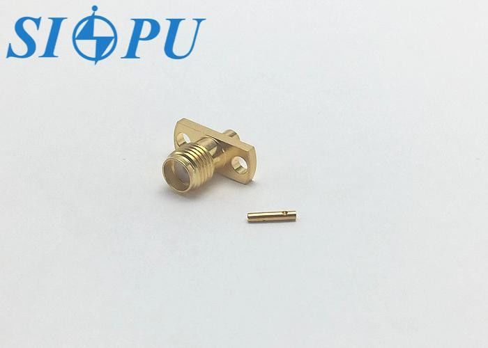 SMA weibliche koaxiale HF-Anschlüsse für 3# Halbsteife/Halbflexible Kabel Flanschmontierte Behälter