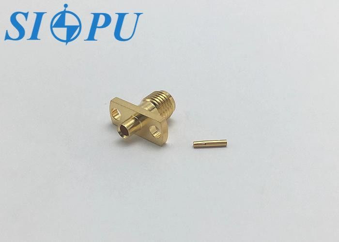 SMA weibliche koaxiale HF-Anschlüsse für 3# Halbsteife/Halbflexible Kabel Flanschmontierte Behälter