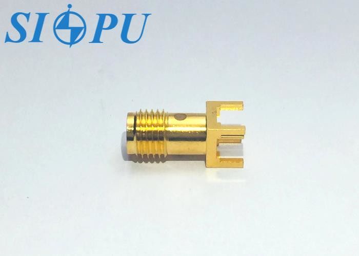 Connecteur coaxial RF SMA femelle – Type enfichable pour soudure sur PCB, 18 GHz