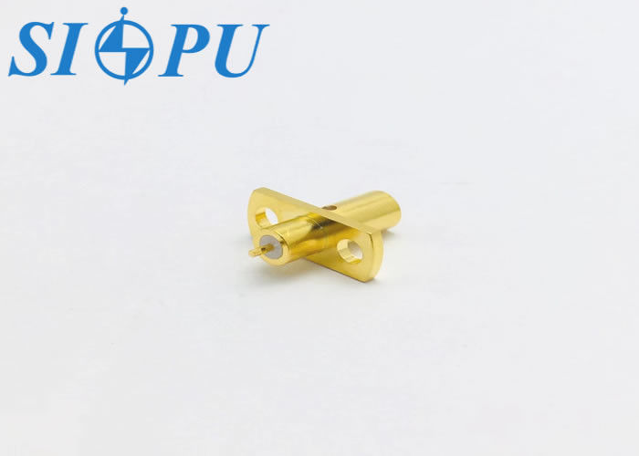 SMP Mannelijke RF-coaxiale connector ️ beperkte afsluiting, microstriptype, met flens