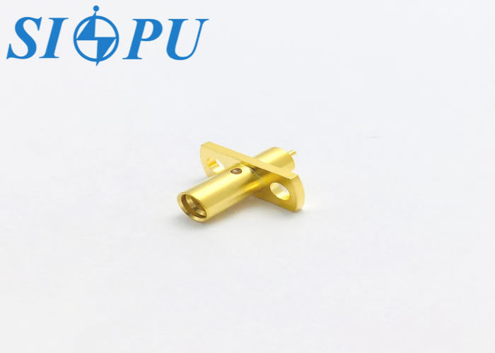 SMP Mannelijke RF-coaxiale connector ️ beperkte afsluiting, microstriptype, met flens