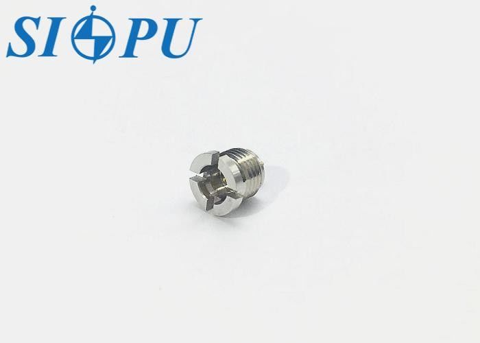 SMP Male RF Coaxial Connector – Light Detent, Microstrip Type, Thread Mounted