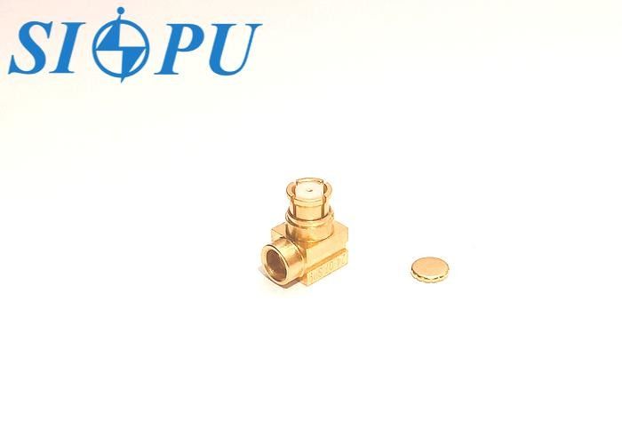 Bộ kết nối đồng trục RF góc phải nữ SMP, tương thích với cáp bán cứng 2 #