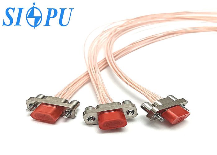 Conector de enchufe micro rectangular de 9 núcleos de la serie J30J – Tipo de cable de crimpado por tornillo