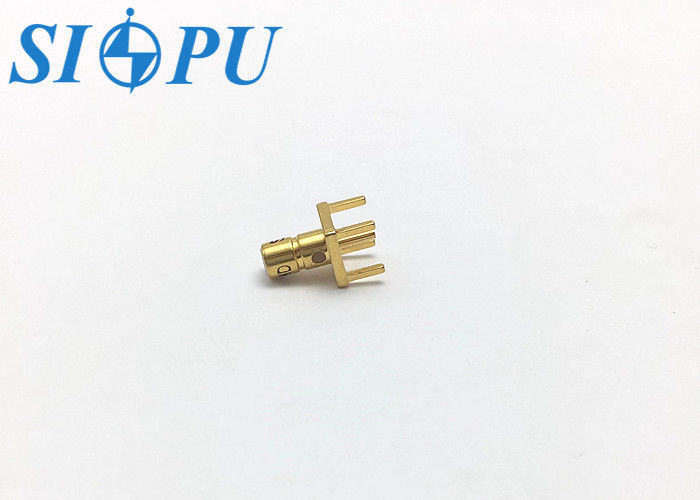 Conector Coaxial RF SSMB Macho – Tipo Reto, Montagem por Solda em PCB