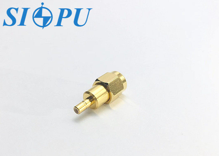 SMA Männlich zu SSMB Männlich RF Koaxial Adapter Messing Goldplattiert SMA ((J) -SSMB-(J)