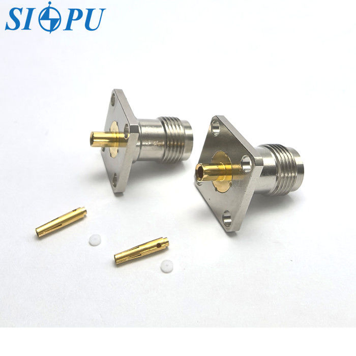 Weibliche Flansche RF-Koaxial-TNC-Anschluss für 2# Halbstarres / Halbflexibles Kabel