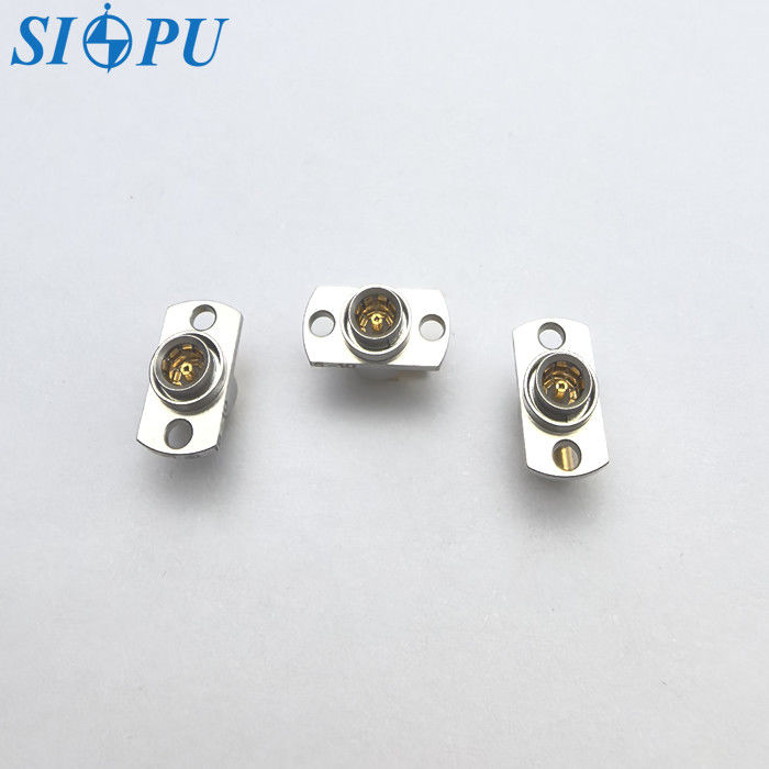 SBMA Female Right-Angle RF Coaxial Connector – Flange Mount, Compatible with 2# Semi-Flexible or Semi-Rigid Cable