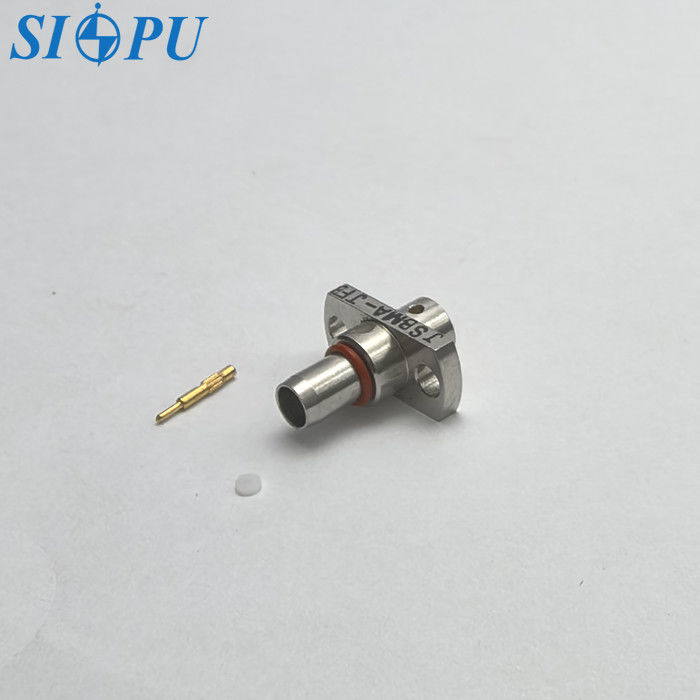 SBMA Mannelijke flens gemonteerde RF coaxiale connector voor 1 # Semi-staal of Semi-flexibele kabel