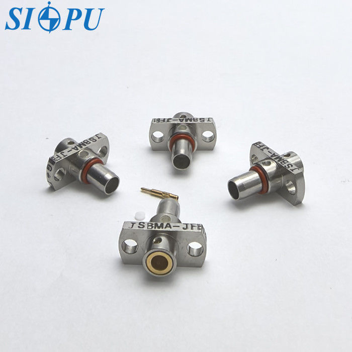 SBMA Mannelijke flens gemonteerde RF coaxiale connector voor 1 # Semi-staal of Semi-flexibele kabel