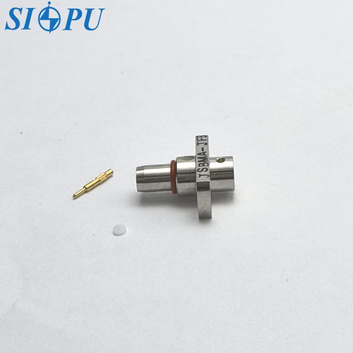 SBMA Mannelijke flens gemonteerde RF coaxiale connector voor 1 # Semi-staal of Semi-flexibele kabel