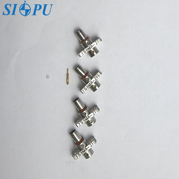 SBMA Mannelijke flens gemonteerde RF coaxiale connector voor 1 # Semi-staal of Semi-flexibele kabel