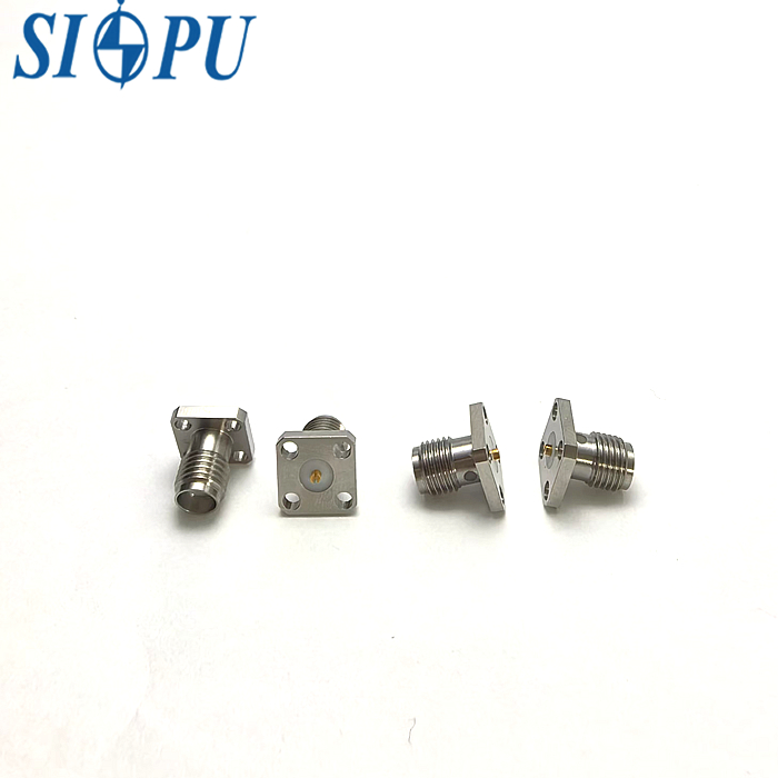 500 Cycles Durability Passivation Plating SMA RF Connector -65 to 125C Temperature Range ≤0.05dB Insertion Loss